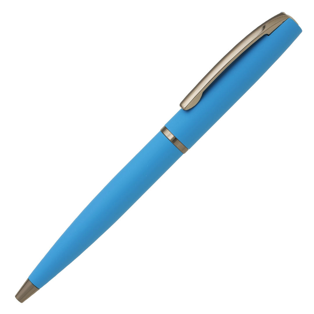 Metal ball pen in a paper tube