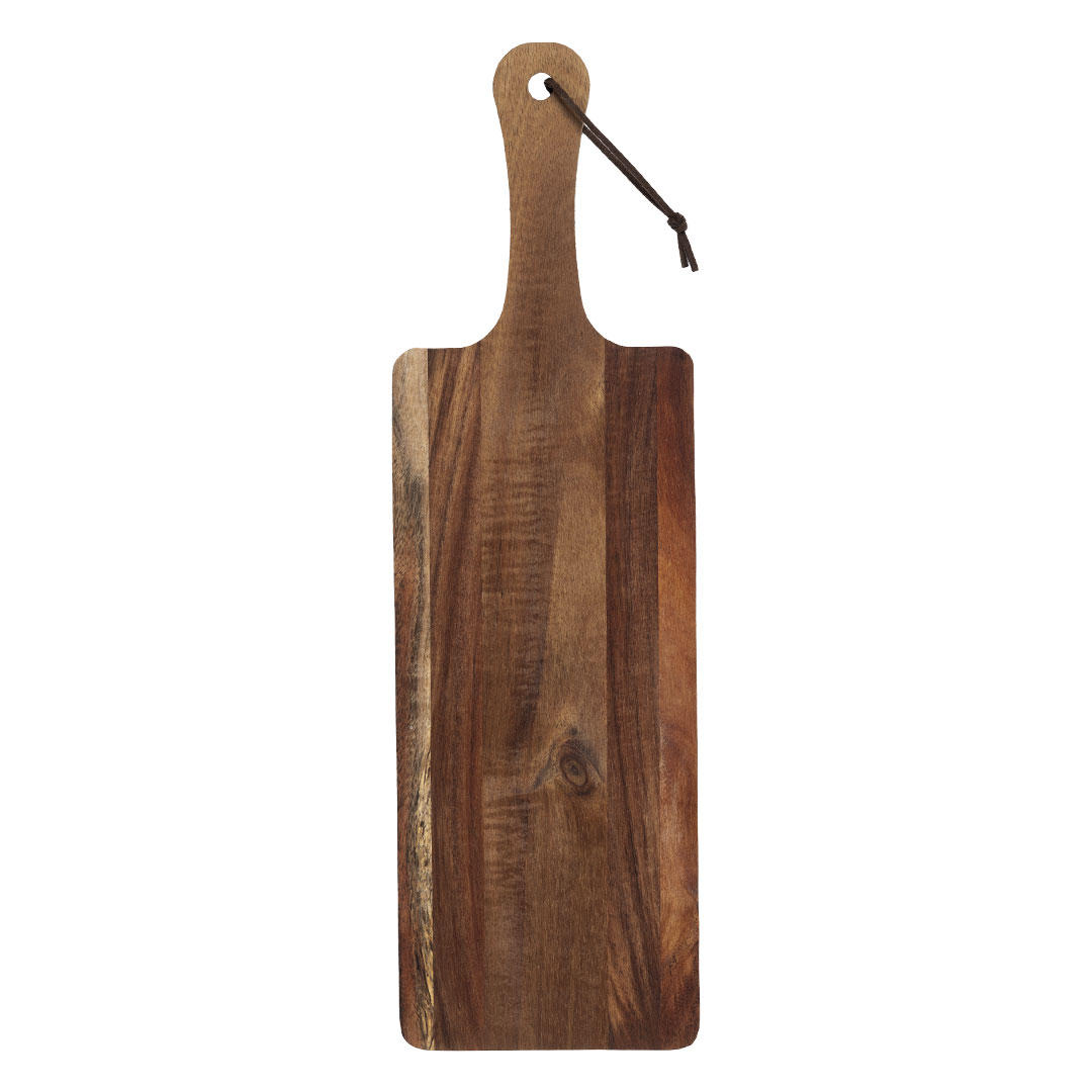 Wooden chopping and serving board